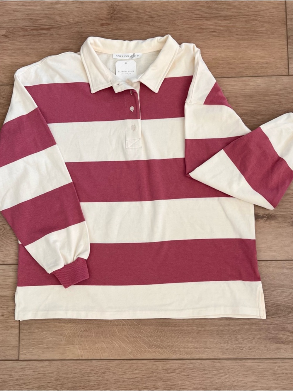 ALTAR’D STATE Rugby Polo NWT Women’s small - Picture 2 of 8